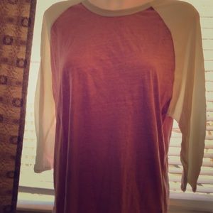 LuLaRoe Randy 3XL dusty rose and cream